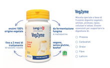 Carica l'immagine nel visualizzatore di Gallery, LongLife® VegZyme | Enzimi digestivi vegetali | Amilasi, proteasi, lipasi, cellulasi e lattasi | Supporto completo alla 