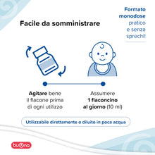 Carica l'immagine nel visualizzatore di Gallery, Buona Difesa Flaconcini Bambini, Integratore per Difese Immunitarie Bambini con Echinacea, Propoli, Zinco, Vitamina D e 
