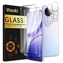 Carica l'immagine nel visualizzatore di Gallery, Vauki Vetro Temperato per VIVO V50 5G/VIVO V50e Pellicola Protettiva con Protezione Fotocamera [2+2 Pezzi] Durezza 9H An