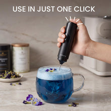 Carica l'immagine nel visualizzatore di Gallery, edihome, Montalatte Elettrico per Cappuccino, Frullino Montalatte Portatile, Schiuma Latte Elettrico per Latte e Caffè, 