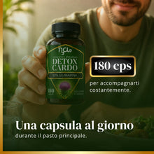 Carica l'immagine nel visualizzatore di Gallery, Cardo Mariano 550 mg 80% Silimarina – 180 Capsule con Tarassaco e Carciofo