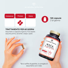 Carica l'immagine nel visualizzatore di Gallery, Maca Peruviana + Ginseng + L Arginina. Tripla Energia.