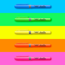 Carica l'immagine nel visualizzatore di Gallery, BIC Evidenziatori Highlighter Grip, perfetti per l'aula o l'ufficio, colori assortiti, confezione da 24