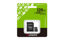 Carica l'immagine nel visualizzatore di Gallery, Kingston Canvas Select Plus Scheda di memoria microSD 128GB microSDXC Gen3 150MB/s A1 Adattatore SD incluso - SDCS3/128G