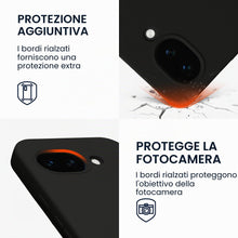 Carica l'immagine nel visualizzatore di Gallery, kwmobile Cover per Google Pixel 10a Custodia - Back Case per Smartphone in Silicone TPU - Protezione Gommata - nero