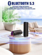 Carica l'immagine nel visualizzatore di Gallery, UOHHBOE Cassa Bluetooth Potente 30W Altoparlante Portatile RGB