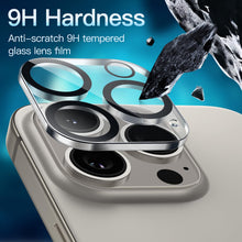 Carica l'immagine nel visualizzatore di Gallery, JETech Pellicola Protettiva Fotocamera per iPhone 15 Pro/15 Pro Max