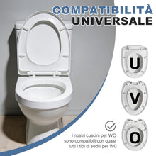 Carica l'immagine nel visualizzatore di Gallery, 2 Set Paracolpi per Sedili WC a Incastro (12 Pezzi), Gommini di Ricambio Grigio senza Colla per Copriwater, Spessori in 