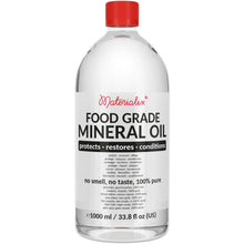 Carica l'immagine nel visualizzatore di Gallery, Materialix Olio minerale per uso alimentare (1000ml) - adatto per legno, bambù, pietra, ardesia, cosmetici fai da te, ba