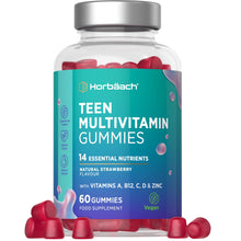 Carica l'immagine nel visualizzatore di Gallery, Multivitaminico per Adolescenti - 60 Caramelle Gommose Vegane