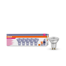 Carica l'immagine nel visualizzatore di Gallery, OSRAM Lampade a LED dimmerabili con attacco GU10, risparmio energetico, sostituzione di 50 W, durata molto lunga (25.000