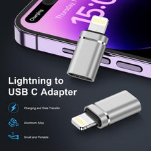 Carica l'immagine nel visualizzatore di Gallery, Haoano Adattatore da Lightning a USB C