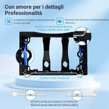 Carica l'immagine nel visualizzatore di Gallery, Placca di Comando WC per Geberit Sigma 01/20/30/21,Nero Opaco