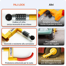 Carica l'immagine nel visualizzatore di Gallery, PAJ Ganascia Antifurto Per Ruote – Per Auto, SUV, Furgoni, e Altri Veicoli