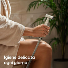 Carica l'immagine nel visualizzatore di Gallery, Praknu Bidet Spruzzatore con Doccetta e Supporto – Idroscopino WC Inox