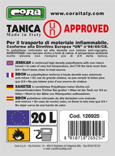 Carica l'immagine nel visualizzatore di Gallery, CORA 000126925 Tanica, 20 Litri, Omologata Un
