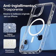Carica l'immagine nel visualizzatore di Gallery, TAURI Cover Magnetica per iPhone 13/iPhone 14, Trasparente