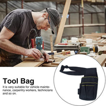 Carica l'immagine nel visualizzatore di Gallery, Hardware Tools Bag Borsa porta attrezzi Piccola Marsupio in Tela Oxford 900D con cintura regolabile in nylon per Elettri