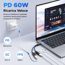 Carica l'immagine nel visualizzatore di Gallery, UGREEN Adattatore USB C a USB C 2 In 1 PD 60W Carica Rapida Magnetico