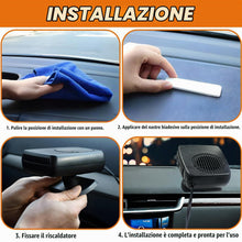 Carica l'immagine nel visualizzatore di Gallery, Riscaldatore per Auto, Riscaldatore Auto 12v, Stufetta per Auto, Riscaldatore per Auto Portatile, Regolazione Libera a 3