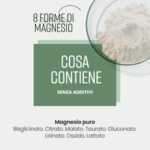 Carica l'immagine nel visualizzatore di Gallery, Magnesio Completo 8-in-1 | 400 mg Alta Dose | 240 Capsule Vegane | Magnesio Bisglicinato, Citrato, Malato, Taurato | Int