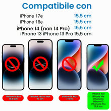 Carica l'immagine nel visualizzatore di Gallery, Mothca Vetro Temperato Opaco per iPhone 13/13 Pro/ 14/ 16e/ 17e, Pellicola Protettiva con Incisione Nanostrutturata, Ant