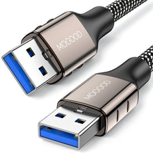 Carica l'immagine nel visualizzatore di Gallery, MOGOOD Cavo USB 3.0 Maschio Maschio 1M 5Gbps SuperSpeed