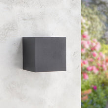 Carica l'immagine nel visualizzatore di Gallery, M Ledme - Lampada da parete Nero LED esterno/interno 12W, CCT Dimmerabile da Luce Fredda a Luce Calda, IP54 Impermeabile