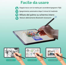 Carica l'immagine nel visualizzatore di Gallery, TQQ Penna per Tablet, 2.0 Stylus Pen Tablet Android Compatibile con Samsung/Lenovo/Xiaomi/Huawei/Touch Screen, Stylus Pe