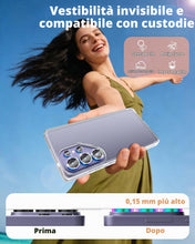 Carica l'immagine nel visualizzatore di Gallery, CloudValley Protezione Lenti Fotocamera Bling per Samsung Galaxy S26 Ultra, Vetro Temperato 9H, HD Trasparente con Decor
