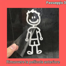 Carica l'immagine nel visualizzatore di Gallery, (Set di 10) Famiglia Felice Auto Etichetta, Impermeabile