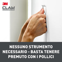 Carica l'immagine nel visualizzatore di Gallery, 3M CLAW Gancio per Appendere Quadri su Cartongesso, 4 Ganci - Sostiene fino a 11 kg - Ottimo per il Fissaggio di Oggetti