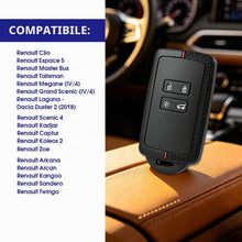 Carica l'immagine nel visualizzatore di Gallery, 2Pezzi Cover Guscio Chiave Silicone Compatibile con R-enault Clio Espace 5 Master Bus Megane Kadjar Koleos Captur Talism
