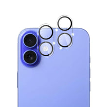 Carica l'immagine nel visualizzatore di Gallery, Protezione Fotocamera per iPhone 16/16 Plus [2 Pezzi] Pellicola Vetrino Telecamera Posteriore Lente Camera
