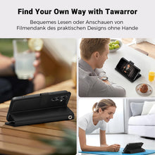 Carica l'immagine nel visualizzatore di Gallery, Tawarror Cover per Samsung Galaxy A05S, Custodia Rimovibile 2 in 1 Premium Pelle PU Portafoglio con Funzione Supporto Pi