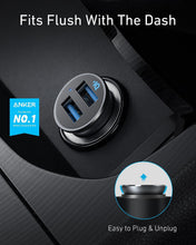 Carica l'immagine nel visualizzatore di Gallery, Anker Caricatore Auto Mini 24W Doppia USB PowerDrive 2 Alloy