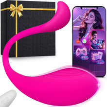Carica l'immagine nel visualizzatore di Gallery, Vibratoreper Donna Professionale Ovetto Vibrante Donna Telecomando con App 9 Modalità Sexytoysys Coppia Vibratore per Vi