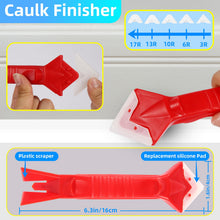 Carica l'immagine nel visualizzatore di Gallery, Strumento per Calafataggio Kit di Strumenti Raschietto e Spatola per Giunti Raschietto in Silicone Prodotto per Rimuover