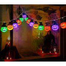 Carica l'immagine nel visualizzatore di Gallery, Decorazione per Halloween, per interni, 5 metri, 30 LED, con batteria a 30 LED, per Halloween, decorazione di Halloween,