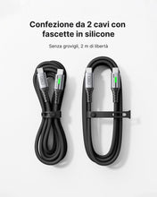 Carica l'immagine nel visualizzatore di Gallery, INIU 240W Cavo USB C a USB C, [2-Pezzi 2m] Cavo USB Ricarica Rapida