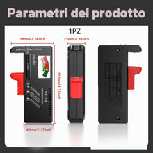 Carica l'immagine nel visualizzatore di Gallery, Tester Batteria Universale,Tester per batteria