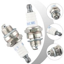 Carica l'immagine nel visualizzatore di Gallery, Candele di accensione per tosaerba, 2 pezzi candele di accensione per motori CJ8 Taschenlampe L6RTC L7RTC L8RTC L8RTF, p