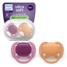 Carica l'immagine nel visualizzatore di Gallery, Philips Avent Ultra Soft Ciuccio - Ciuccio ortodontico, per bambini dai 18 mesi in su, scudo flessibile, tettarella simm
