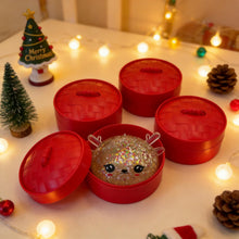 Carica l'immagine nel visualizzatore di Gallery, Squishy Squeeze Toy, Squishy Natalizio Glitter con Luci, Giocattolo Antistress da Schiacciare con Corna di Renna, Per Ca