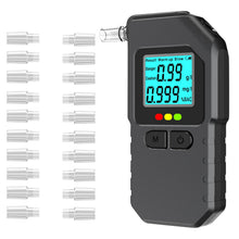 Carica l'immagine nel visualizzatore di Gallery, Dusefogo Etilometro Portatile Certificato, Professionale Alcol Test, Digitale Etilometro con Display Schermo LED, con 20