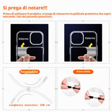 Carica l'immagine nel visualizzatore di Gallery, Cover con Cordino per iPhone 18 Pro e iPhone 17 Pro,
