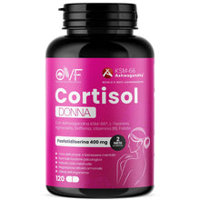 Carica l'immagine nel visualizzatore di Gallery, OVF Cortisol Donna Integratore con Fosfatidilserina Griffonia 5HTP Ashwagandha ksm-66 e L-Teanina 120 Capsule Supporto P