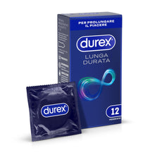 Carica l'immagine nel visualizzatore di Gallery, Durex Settebello Lunga Durata, Preservativo Ritardante per Lui, Vestibilità Regular, 12 Profilattici Lubrificati