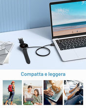 Carica l'immagine nel visualizzatore di Gallery, MoKo Caricatore Compatibile con Amazfit Active/GTS 2/2e/2 Mini/4 Mini/GTR Mini/2/2e/Bip 5/5 Unity/3/3 Pro/Bip U/T-Rex Pr