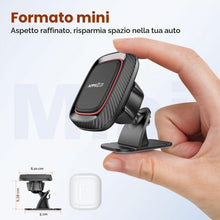 Carica l'immagine nel visualizzatore di Gallery, Supporto Cellulare Auto Magnetico, APPS2Car 360° Supporto Magnetico Telefono Auto per Cruscotto, Universale del Porta Ce
